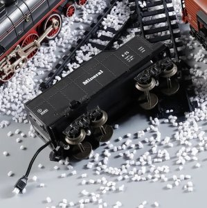 Madej Zestaw z pociągiem 48 elementów smoke, light, sound 9