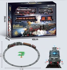 Madej Zestaw z pociągiem 48 elementów smoke, light, sound 10