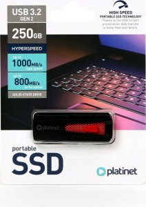 Pendrive Platinet PLATINET PMFSSD250 przenośny dysk, pendrive 250GB USB 3.2 1