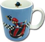 GbEye Kubek Mario Kart "Mario" niebieski Nintendo Super Mario 2