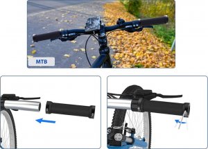 Chwyty rowerowe gripy gumowe rączki uchwyty 2