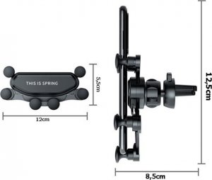 Verk Uchwyt samochodowy grawitacyjny do auta kratki 4