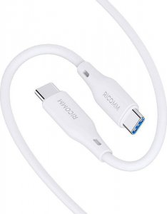 Kabel USB Ricomm USB-C - USB-C 2.1 m Biały (RLS307CCW) 2