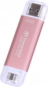 Dysk zewnętrzny SSD Transcend ESD310P 512GB Różowy (TS512GESD310P) 3