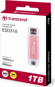 Dysk zewnętrzny SSD Transcend ESD310P 1TB Różowy (TS1TESD310P) 4