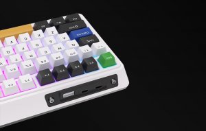 Klawiatura Royal Kludge Klawiatura mechaniczna Royal Kludge KZZI K75 pro RGB, Eternity Switch (czarno-biała) 9