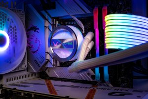 Chłodzenie wodne Valkyrie Dragonfang 360 ARGB Białe 9