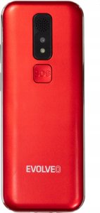 Telefon komórkowy Evolveo EasyPhone LT, Telefon dla seniorów z ładowarką, czerwony 3