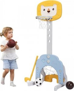 Costway Centrum aktywności dla dzieci 3w1 54 x 51 x 149cm 4