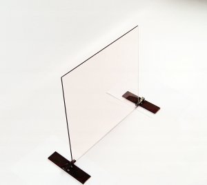 Hurtex Szyba kominkowa, do kominka, pieca wymiar 59x38 żaroodporna 800 st 2