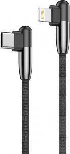 Kabel USB Budi USB-C - Lightning 1.5 m Czarny (199TL) 1