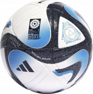 Adidas Piłka nożna adidas Oceaunz League biało-niebiesko-czarna HT9015 5 1
