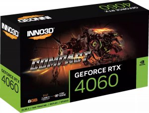Karta graficzna Inno3D GeForce RTX 4060 Compact 8GB GDDR6 (N40601-08D6-173050N) 3