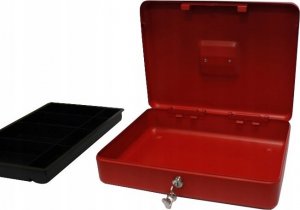 VeroTech Bardzo duża kasetka na klucze z wkładką 370x280x90mm Verotech (21535AS_RED) 2