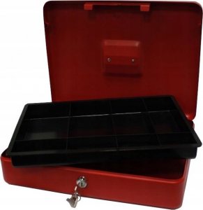 VeroTech Bardzo duża kasetka na klucze z wkładką 370x280x90mm Verotech (21535AS_RED) 4