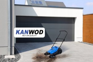 Kanwod ZAMIATARKA RĘCZNA DO LIŚCI KOSTKI TARASU GARAŻU 3x szczotka DUŻY ZESTAW XL 2