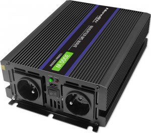 Przetwornica Qoltec Przetwornica napięcia Monolith 3000 MS Wave | 12V na 230V | 1500/3000W | USB 3