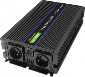 Przetwornica Qoltec Przetwornica napięcia Monolith 4000 MS Wave | 12V na 230V | 2000/4000W | USB 3
