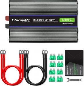 Przetwornica Qoltec Przetwornica napięcia Monolith 4000 MS Wave | 12V na 230V | 2000/4000W | USB 6