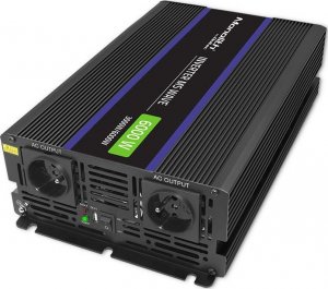 Przetwornica Qoltec Przetwornica napięcia Monolith 6000 MS Wave | 12V na 230V | 3000/6000W | USB 3