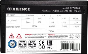 Zasilacz Xilence Performance C+ XP750R6.2 750W (XN430) 2
