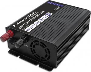 Qoltec Inteligentna ładowarka Monolith do akumulatorów LiFePO4 AGM GEL SLA | 20A | 12V 4
