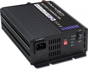 Qoltec Inteligentna ładowarka Monolith do akumulatorów LiFePO4 AGM GEL SLA | 20A | 12V 5