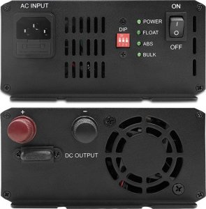 Qoltec Inteligentna ładowarka Monolith do akumulatorów LiFePO4 AGM GEL SLA | 20A | 12V 7