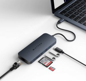 HUB USB HyperDrive Koncentrator HyperDrive Next 8-Port USB-C Hub HDMI/4K60Hz/SD/RJ45/PD 3.1 140W pass-through 2