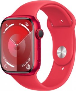 Smartwatch Apple Watch 9 GPS + Cellular 45mm Red Alu Sport S/M Czerwony  (MRYE3QP/A) 1