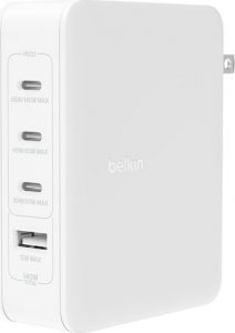 Ładowarka Belkin Ładowarka cienna 140W 4-ports (3xC 1xA) UK, EU, US Plugs biała 1