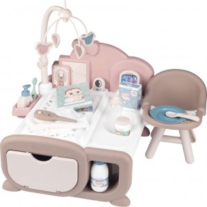 Smoby Baby Nurse - Elektroniczny Kącik Opiekunki + 19 akcesoriów (220379) 1