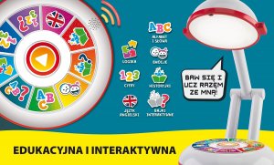 Lampka biurkowa Lisciani biała  (304-PL96992) 5