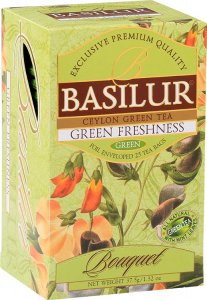 Basilur Herbata zielona ekspresowa MIĘTOWA Basilur 25x1,5g 1