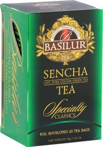 Basilur Herbata zielona Basilur Sencha Classics 20x1,5g 1