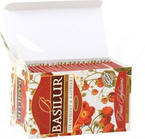 Basilur Herbata owocowa BASILUR STRAWBERRY RASPBERRY 25szt 4