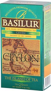 Basilur Herbata zielona Green torebki 25 saszetek 2