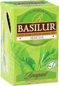 Basilur Herbata zielona ekspresowa Basilur Sencha 25x1,5g 1