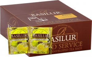 Basilur Basilur LEMON LIME herbata czarna HoReCa 100x2g 1