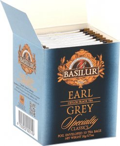 Basilur Herbata czarna cejlońska BASILUR EARL GREY 10x2g 4