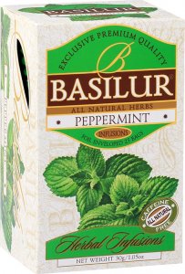Basilur MIĘTA herbata ziołowa BASILUR PEPPERMINT 25 sasz. 1