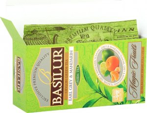 Basilur Herbata zielona ekspresowa EARL GREY MANDARYNKA 4