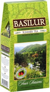 Basilur Herbata zielona POZIOMKA PAPAJA Basilur 100g 2