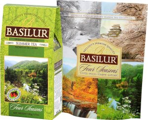 Basilur Herbata zielona POZIOMKA PAPAJA Basilur 100g 4