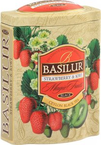 Basilur Herbata czarna liść Basilur Strawberry Kiwi 100g 1