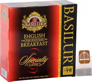 Basilur Basilur ENGLISH BREAKFAST herbata czarna Ceylon - 100szt. 4