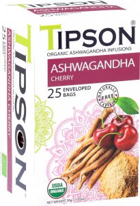 Tipson Bio herbata wiśniowa Ashwagandha 25 saszetek 3