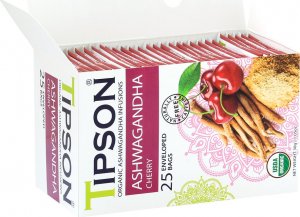 Tipson Bio herbata wiśniowa Ashwagandha 25 saszetek 4