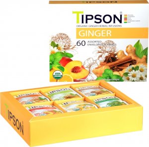 Tipson Tipson ORGANIC GINGER ASSORTED saszetki 60x1,5g 1