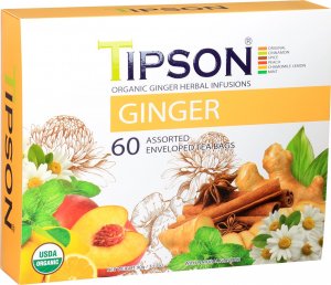 Tipson Tipson ORGANIC GINGER ASSORTED saszetki 60x1,5g 2